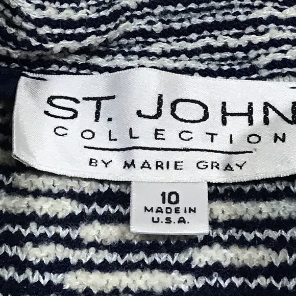 ST. John Nautical Zip Sweater Blazer - Picture 5 of 8